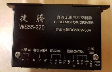 New Brush-less Motor Driver WS55-220