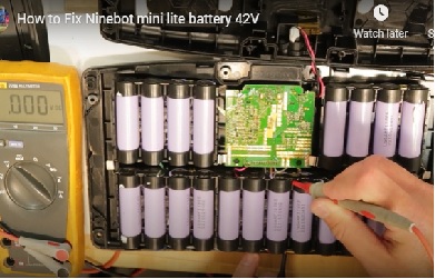 How to Fix Ninebot mini lite battery 42V